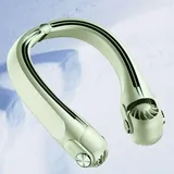 Tragbarer, Klingenloser, Wiederaufladbarer Nackenventilator, Usb-betrieben – Grün