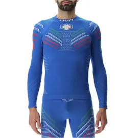 Uyn Natyon 3.0 Italien langarm Ski-Funktionsshirt Blau S/M