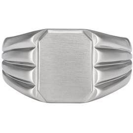 Fossil Edelstahl Silber Ring Für Männer