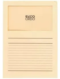 Sichtmappe Ordo A4 120g 100ST h-chamois ELCO 29489.41 Classico Papier