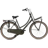 Popal Daily Dutch Basic+ N3 Hollandrad - Citybike - Damen - Armeegrün schwarz|weiß|grün 53 CM