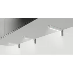 Naber 7064236, Einzelleuchte m. LED Touch Schalter, Dimmbar, edelstahlfarbig