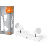 LEDVANCE LED SPOT PEAR Deckenanbau-Spot 260mm, weiß, 8,6W, 420lm, bietet gerichtetes Licht mit warmweißer Lichtfarbe, mit flexiblem GU10-Strahler, GU10-Lampe enthalten, IP20 Schutzklasse, 2700K