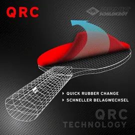 Donic Schildkröt Tischtennisschläger CarboTec 900 konkav,