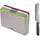 Joseph Joseph Folio Icon 4-tlg. Kunststoff Schneidebrett 20 x 30 cm Silber