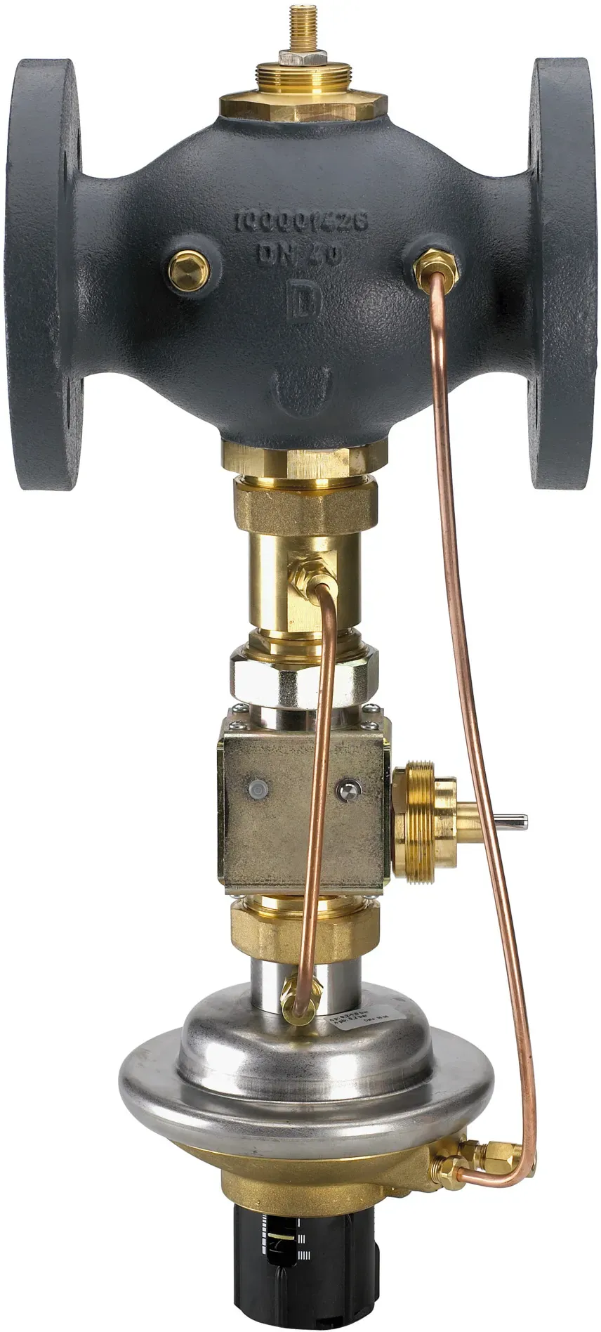 Danfoss Diff.Druck.+ V,stromreg.AVPQT Kvs 206, 0,2/0,2 - 1,0 bar, Flansch