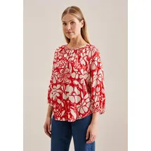 Seidensticker Bluse 'Schwarze Rose' - Beige,Rot - S