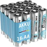 Ansmann Akku AA 2100 mAh 16 St.