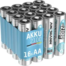 Ansmann Akku AA 2100 mAh 16 St.