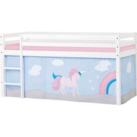 Hoppekids Hochbett »«Einhorn»«, rosa