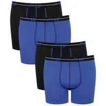 SLOGGI Retro Pants Start Short blau/schwarz 4er Pack