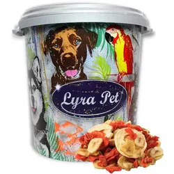 5 kg Lyra Pet® Obst-Gemüse-Mix getrocknet in 30 L Tonne
