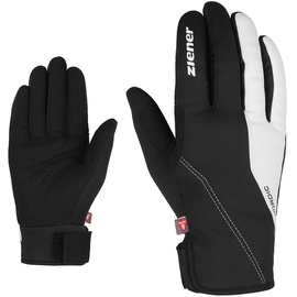 Ziener ULTIMANA Langlauf/Nordic/Crosscountry-Handschuhe | Soft-Shell, extra-warm, Primaloft, Black.White, 6