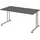 bümö Schreibtisch Z-Serie Graphit / Silber