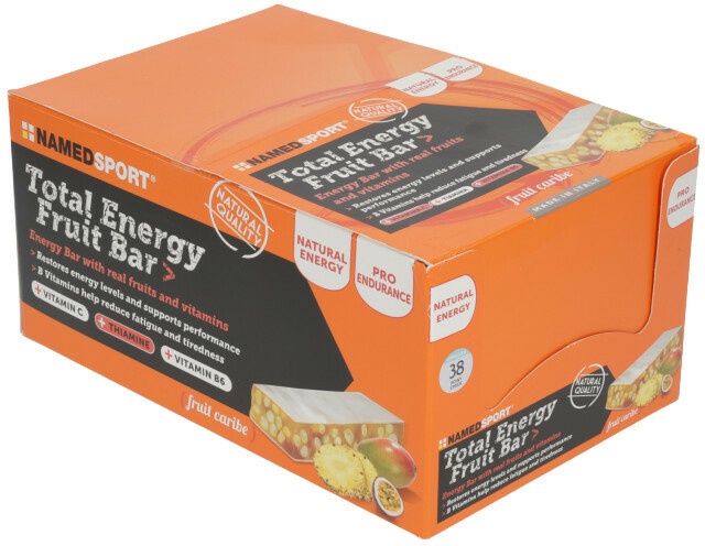 NAMEDSPORT Energieriegel Total Energy Fruit Bar Fruit Caribe | 25 Rieg