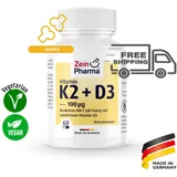 VITAMIN K2 100mg + Vitamin D3 10 μg (60 Kapseln) ZEINPHARMA