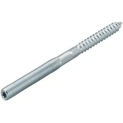 fischer 79780, Schraube, Verzinkter Stahl, Holz, Mit Gewinde, Zink, M8