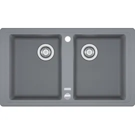 Franke BFG 620-86 links Einbauspüle Steingrau Excenterbetätigung 860 x 500 mm