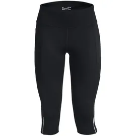 Under Armour Fly Fast 3.0 Speed Caprihose Damen 001 black/black/reflective M