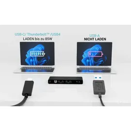 iTEC i-tec Universal Dual 4K Display Docking Station - 2x HDMI, 2x DP, 4x USB-A, 1x USB-C, 1x LAN, 85W PD, 100W USB-C Netzteil