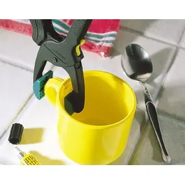 WOLFCRAFT Ratschenzwinge MINI 3453000 I Für das Arbeiten mit dosierbarer Spannkraft – ideal für Haushalt und Bastelprojekte