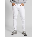 G-Star Skinny Fit Jeans in unifarbenem Design Modell 'REVEND FWD', Weiss, 30/34