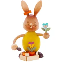 Kuhnert - Osterdekoration / Osterhase Stupsi Hase mit Stiefmütterchen