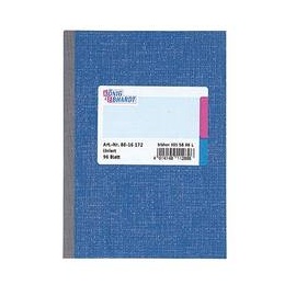 KÖNIG & EBHARDT Kladde 8615172 Notizbuch liniert Blau Anzahl der Blätter: 96 DIN A5