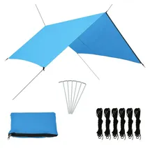 vidaXL Outdoor-Tarp 3x2,85 m Blau