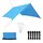 vidaXL Outdoor-Tarp 3x2,85 m Blau