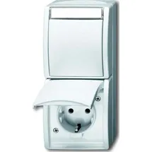 Busch-Jaeger Schuko-Steckdose 2 St. Weiß