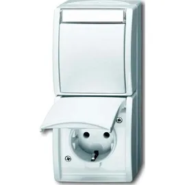 Busch-Jaeger Schuko-Steckdose 2 St. Weiß