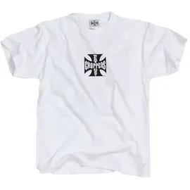 West Coast Choppers Og Classic Kurzarm-t-shirt - White / Black - 3XL