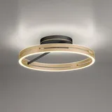Pure Loop 1 rund schwarz/ivory gold