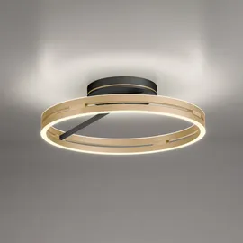 Pure Loop 1 rund schwarz/ivory gold
