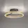 Pure Loop 1 rund schwarz/ivory gold