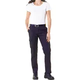 Skywear Damen Cargo-Arbeitshose mit sechs Taschen, mehrere Taschen, taktische Hose, erhältlich in Marineblau und Schwarz, navy, 40 - 40