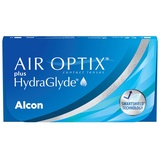 Alcon Air Optix plus HydraGlyde 6 Linsen) + Oxynate Peroxide 380 ml mit Behälter PWR:-2, BC:8.6, DIA:14.2,