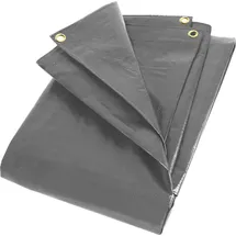 Zill Gewebeplane 5 x 6 m grau 280g|m2 Typ 480506 - Grau