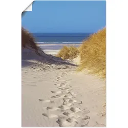 Artland Poster »Weg zum Strand II«, Strand, (1 St.) Artland Farbe Bild(er): braun