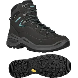 Lowa Renegade GTX Mid Damen Asphalt/Türkis 37,5