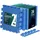 CLP Bodenschutzmatten 30x30 cm, blau/24er-Set