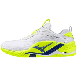 Mizuno Wave Stealth Neo 2 Herren Weiß/Lightning Yellow 45