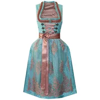 Alpenmärchen Dirndl Dirndl Armanda in türkis - ALM990 gelb 36