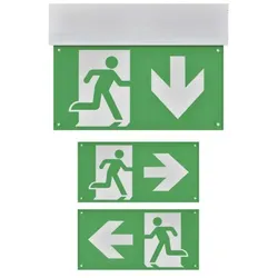 Notausgang Schild beleuchtet 3 W IP20