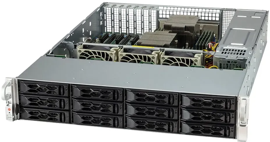 Supermicro A+ Server 2024S-TR - Server - Rack-Montage - 2U - zweiweg - keine CPU