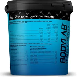 Bodylab24 Whey Protein Isolat 2000 g Neutral