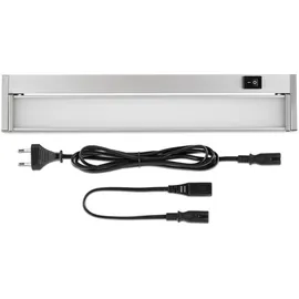 REV Ritter REV TERRA Unterbauleuchte Küche LED, LED Unterbauleuchte erweiterbar, 35cm, 25.000h, 8W, 600lu, silber [Energieklasse E]