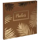 Exacompta 2x Fotoalbum 30 Seiten schwarz 25x25cm - Palma blau - Gold - 16309E