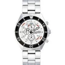 Chris Benz Depthmeter Chronograph 300M Edelstahl 44 mm CB-C300-W-MB